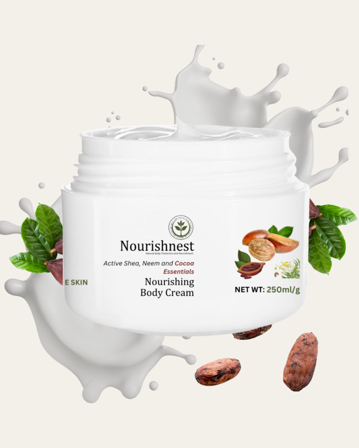 Nourishnest Neem and Cocoa Body Cream